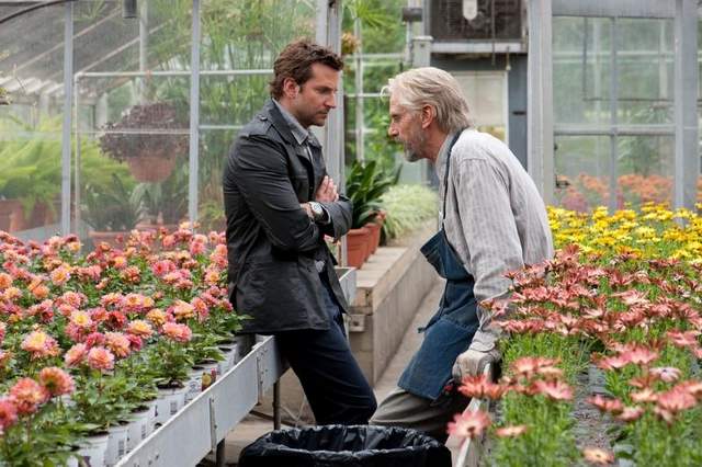 Jeremy Irons and Bradley Cooper in "The Words"