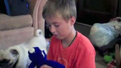 Toy story: boy reunited with missing monkey after 3 years