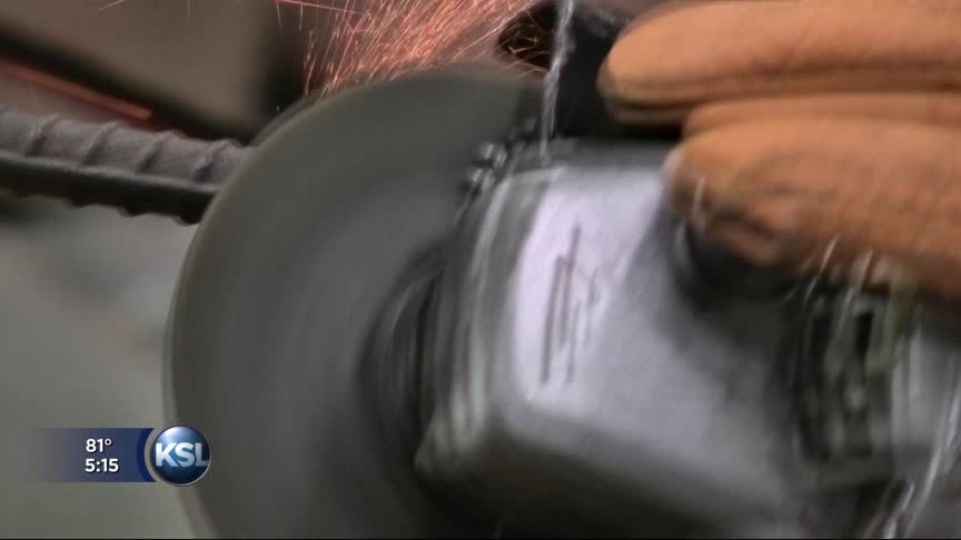 Matt Clark's medium is scrap metal. His paintbrush is a welding torch. And each piece Clark forges is a testament to how he forged a new life after a tragic accident.