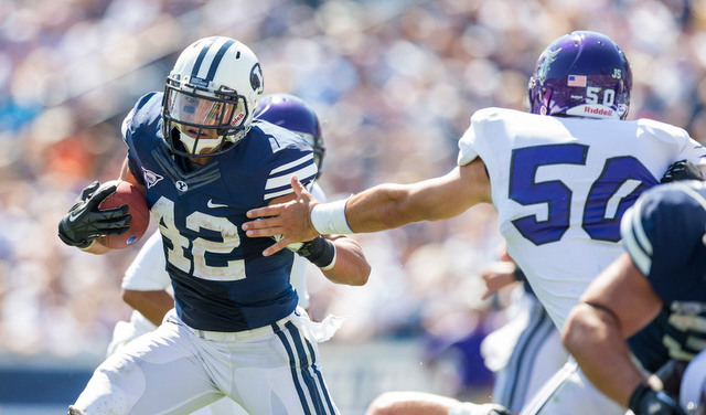 BYU running back Michael Alisa