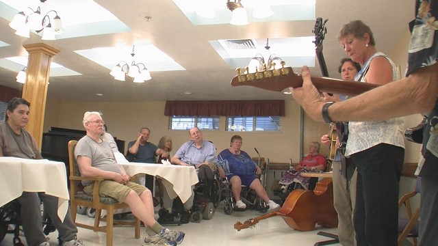 Group brings music - and memories - to nursing homes