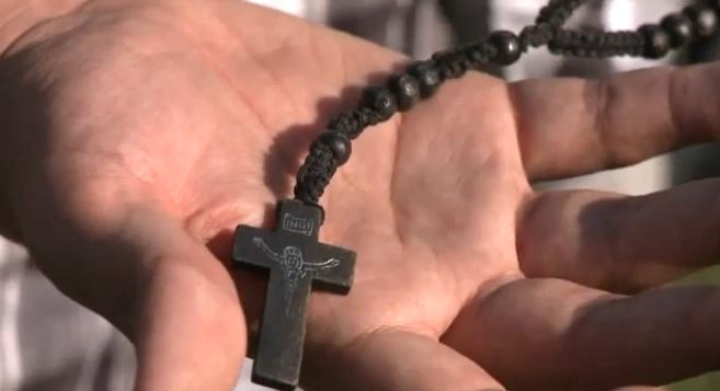 Student's rosary confiscated for violating district gang policy
