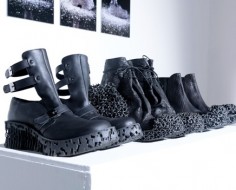 Handmade, 3D Printed Shoes Look Like Futuristic Combat Boots [Pics]