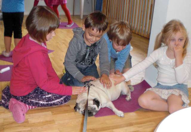 Nelson's European trip with her service her dog Sofia.