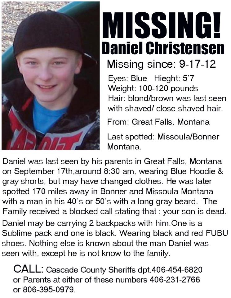 'Your son is dead' call frightens missing teen's dad