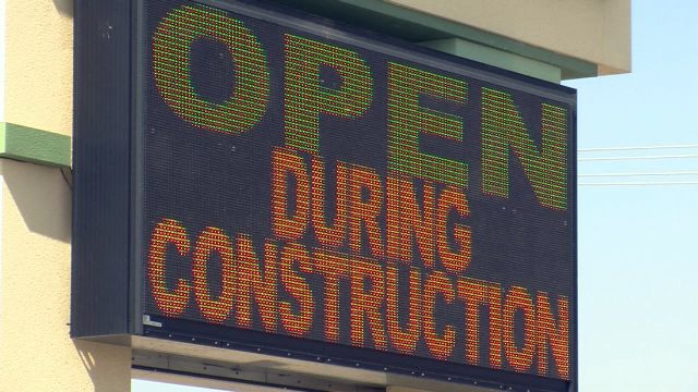 Local businesses suffering from prolonged road construction 