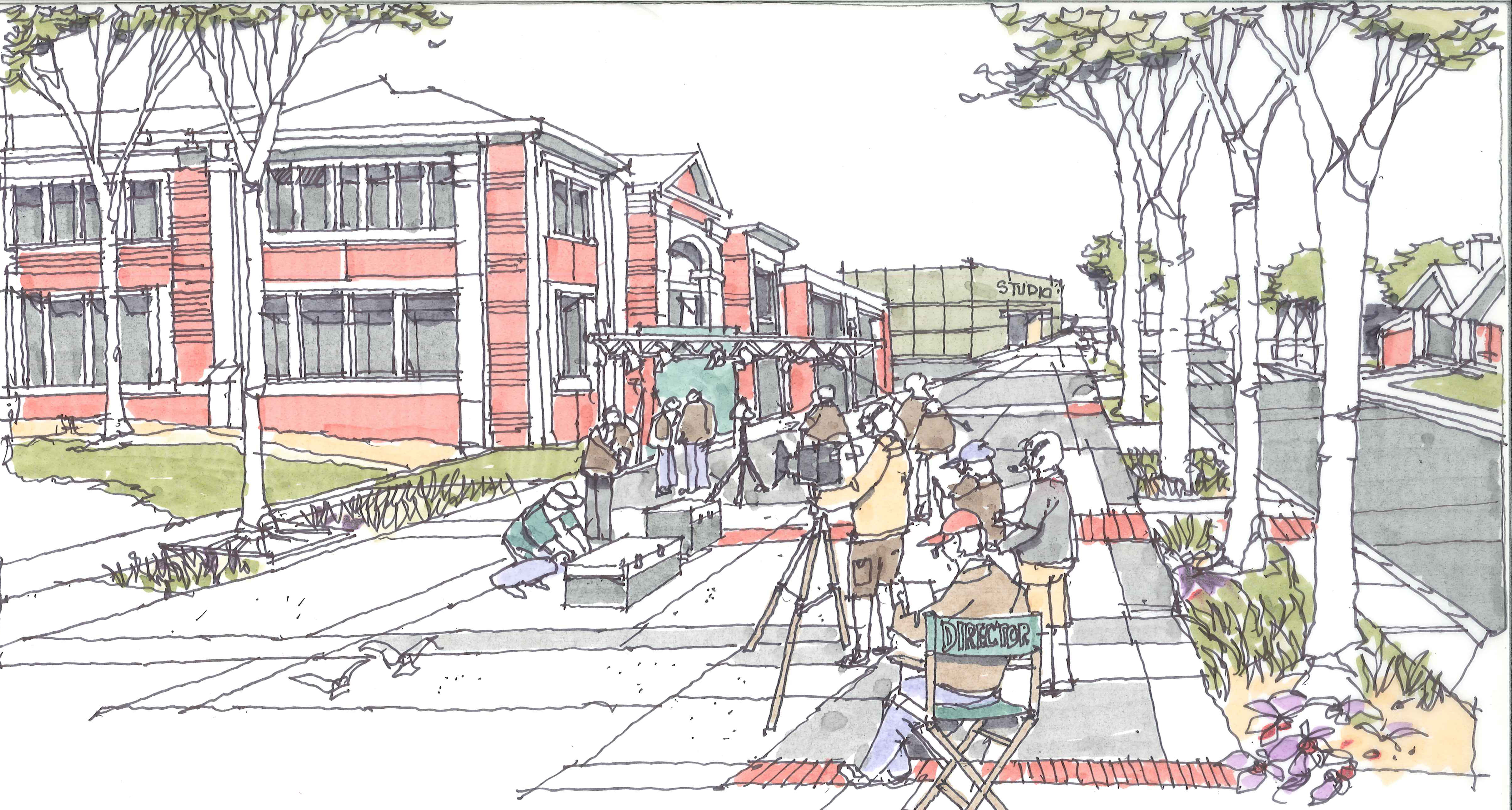 Artist depiction of what the transformed Granite High School will look like.
