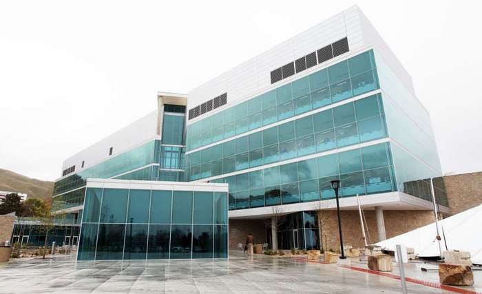 The James L. Sorenson Molecular Biotechnology Building in Salt Lake City. (Ravell Call/Deseret News)