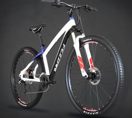 This custom built Fezzari Wasatch Peak 29er was stolen from the back of an Orem police officer's patrol car on Tuesday night. Anyone with information regarding the theft should contact the Orem Department of Public Safety at 801-229-7080.