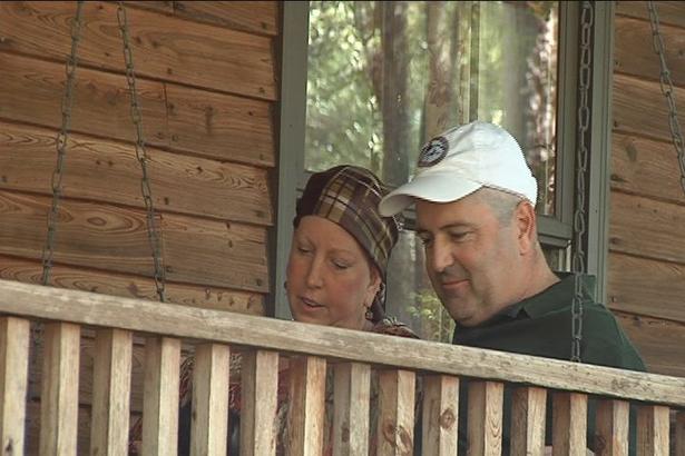 Man shaves head to support wife with cancer, finds cancer