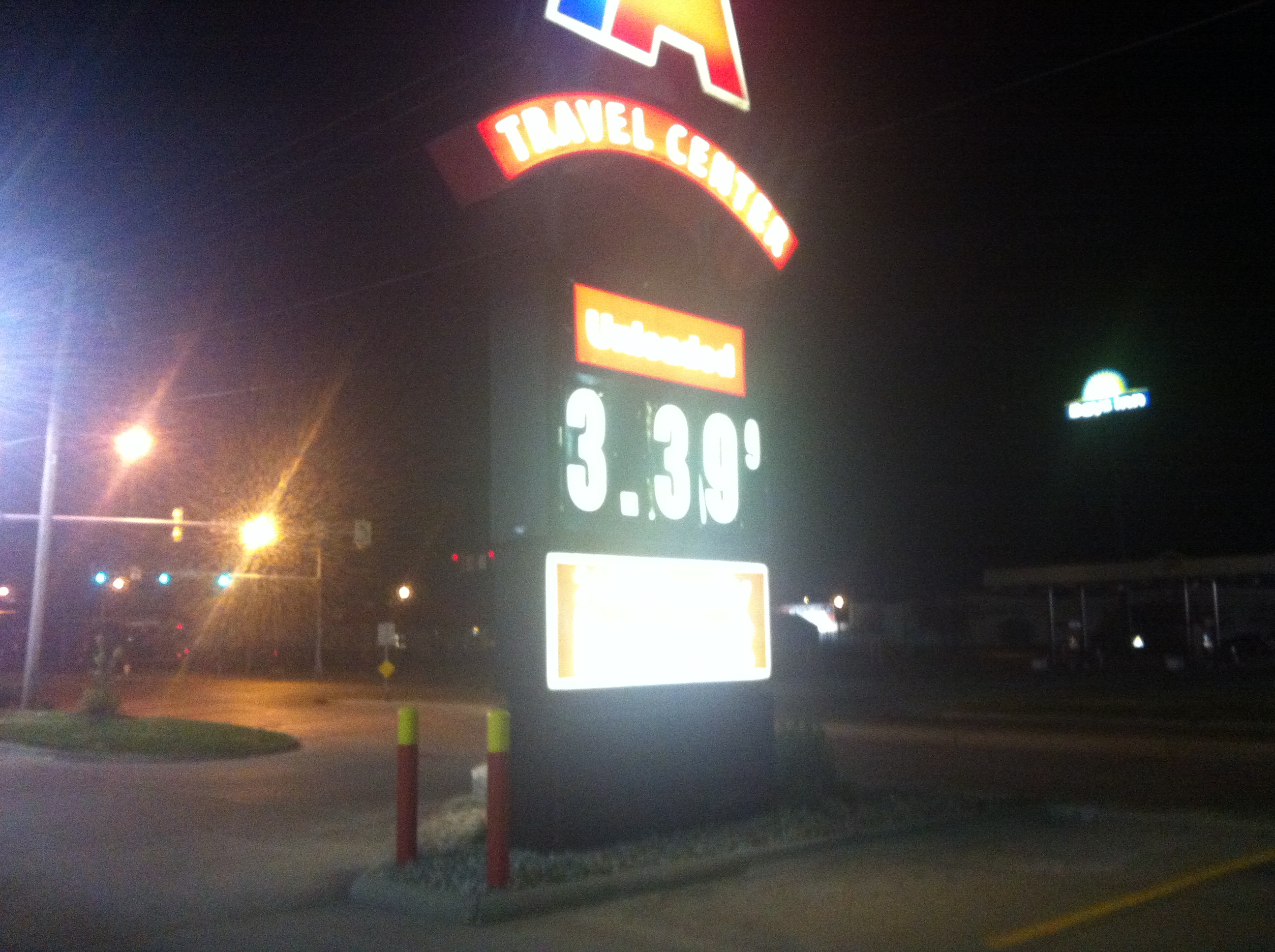 Gas was pretty cheap (relatively) in Sioux City, Iowa