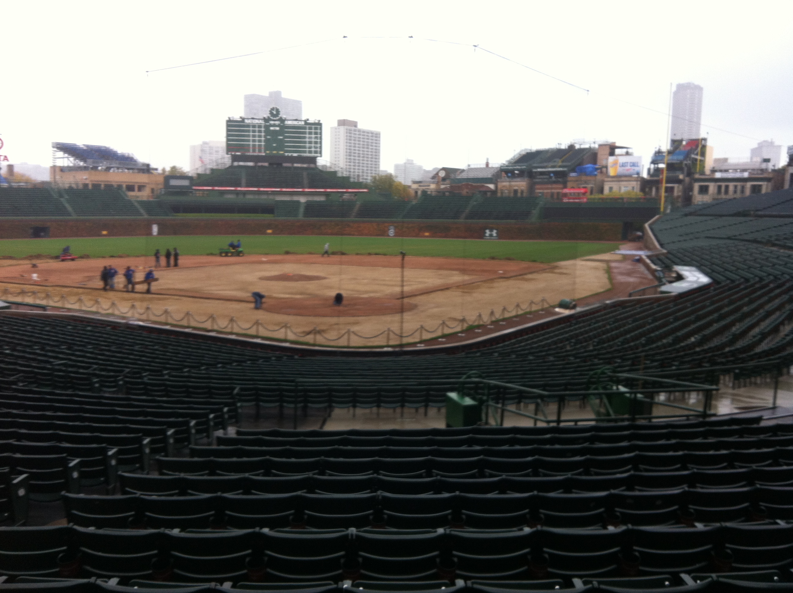 Wrigley Field from the stands