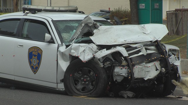 Taylorsville man arrested in theft, crash of police car
