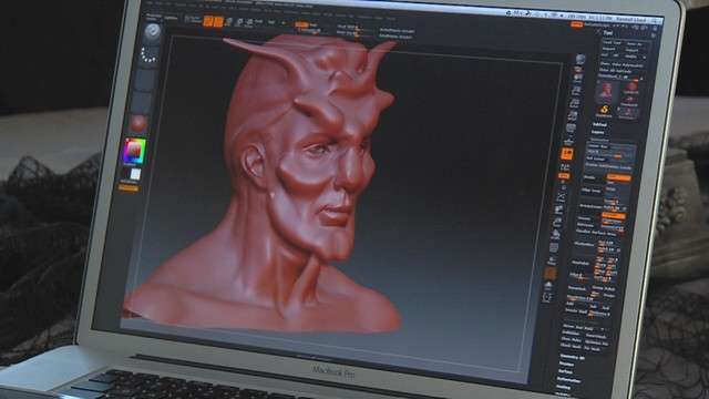 Computer-generated "monster"