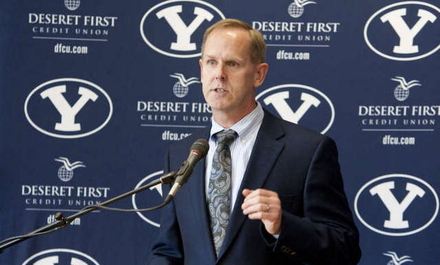 BYU Athletic Director Tom Holmoe