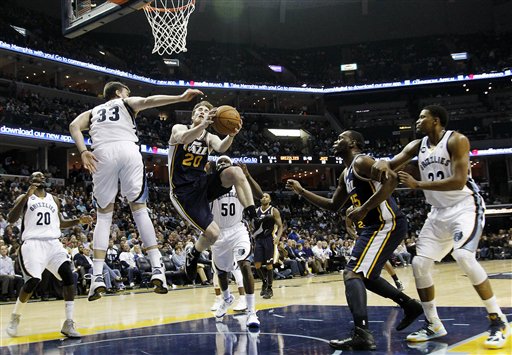 Grizzlies beat Jazz 103-94 behind Gasol's 22 points