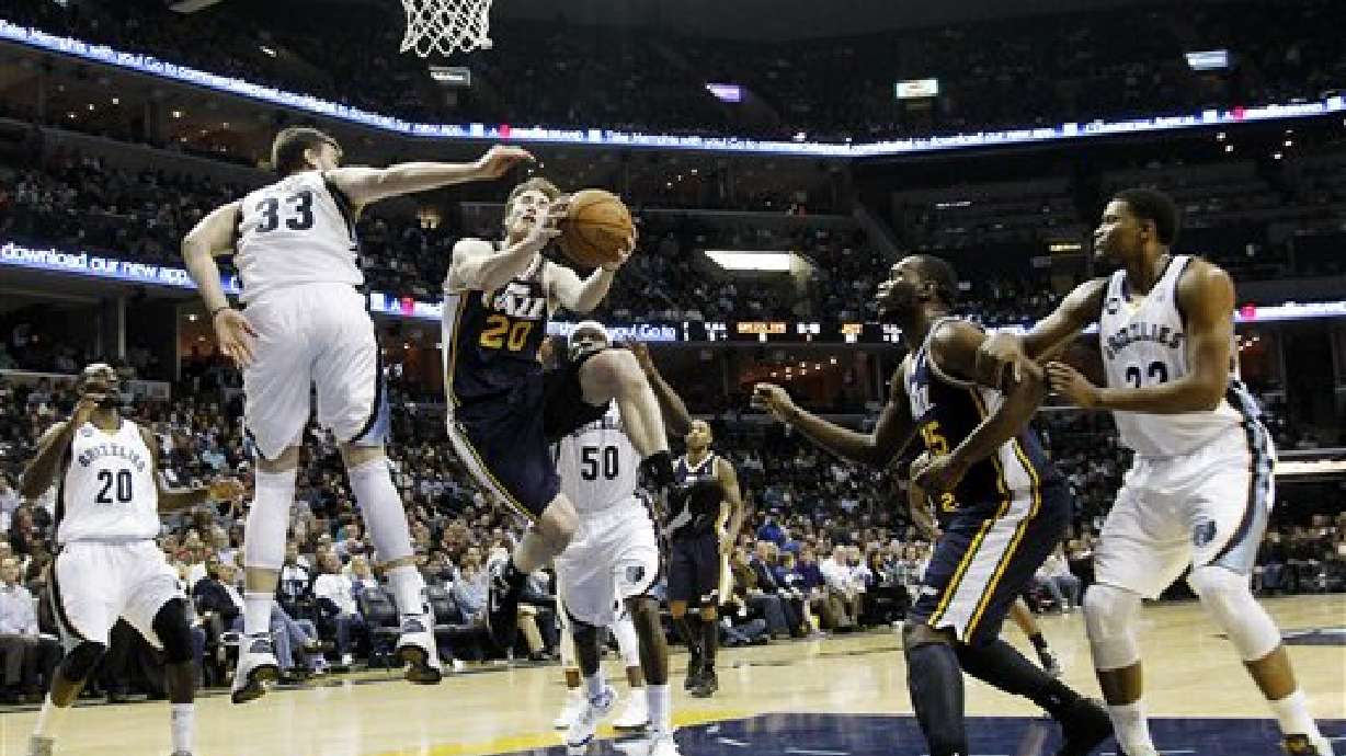 Grizzlies beat Jazz 103-94 behind Gasol's 22 points