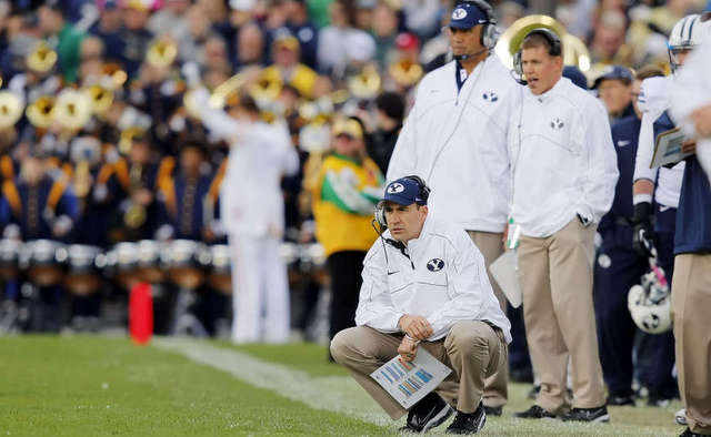 Brigham Young Cougars coach Brandon Doman. (Jeffrey D. Allred/Deseret News)