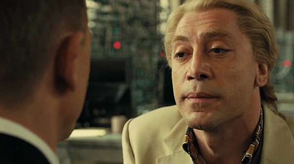 Javier Bardem as Silva in "Skyfall"