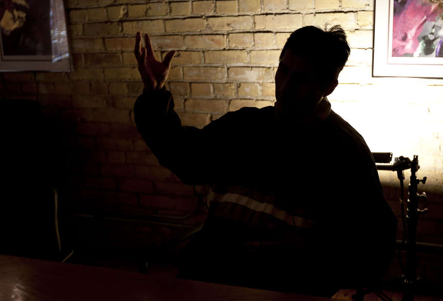 A Peruvian sheepherder speaks about his experiences at Utah Legal Services, Monday, Nov. 12, 2012.