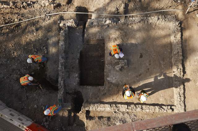 19th-century baptistry discovered at new Provo LDS temple site