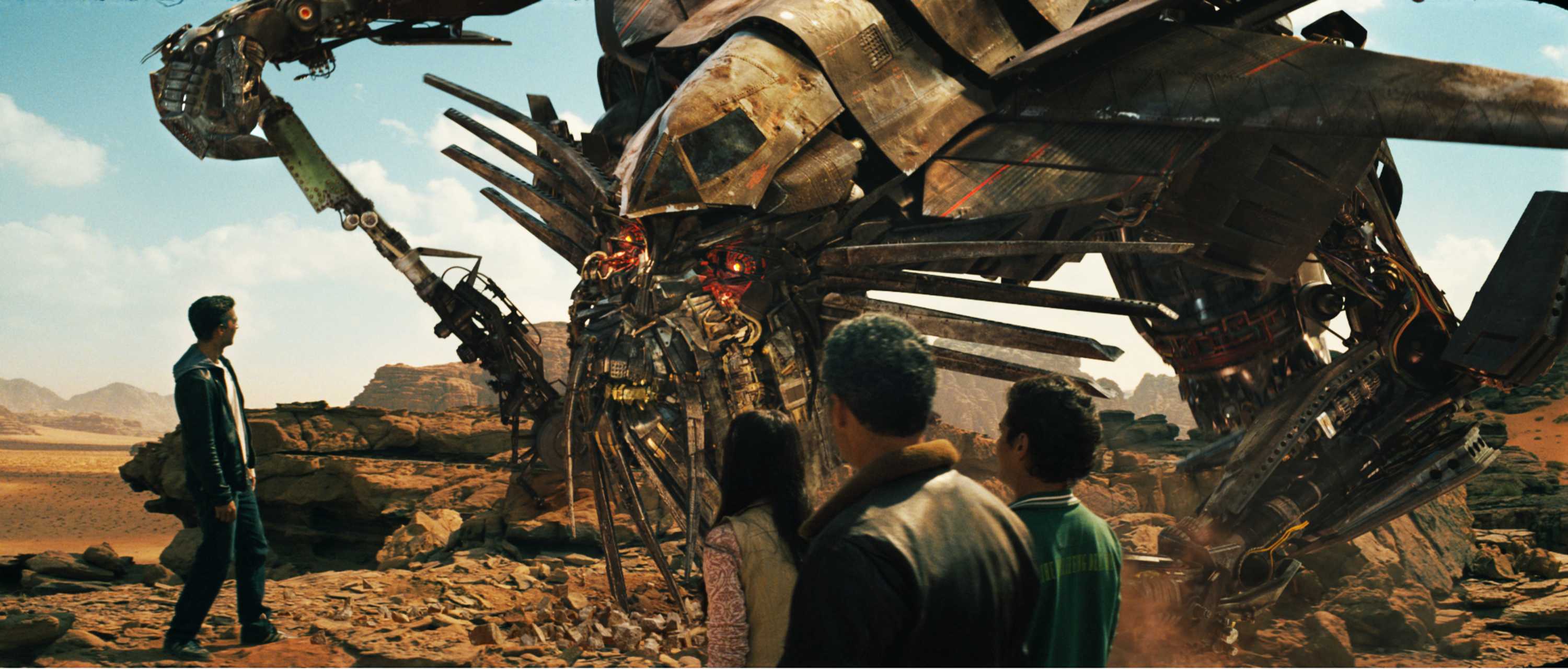 Shia LeBeouf and others desperately trying to understand the point of "Transformers: Revenge of the Fallen"