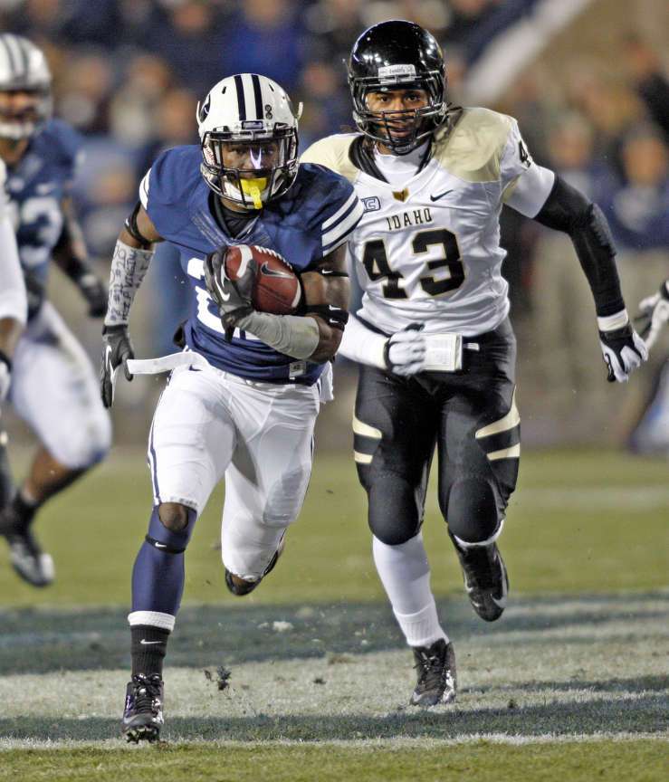 Brigham Young Cougars running back Jamaal Williams (21) (Tom Smart, Deseret News)