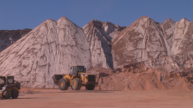 It would be easy to drive right past Redmond, Utah, and not even know it — except for the giant mounds of salt.
