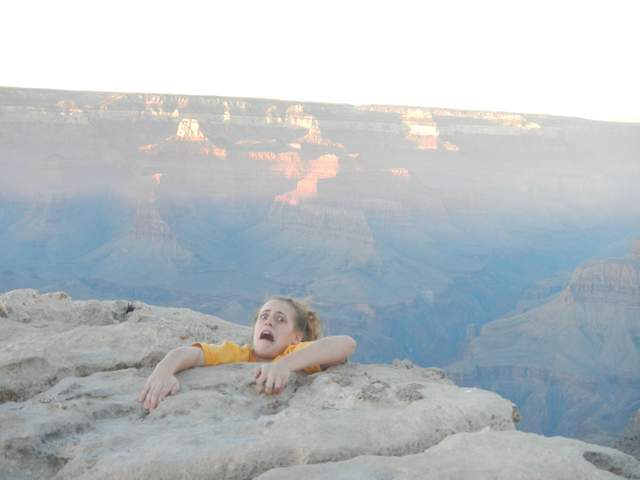 Prank Photo Of Woman Falling Into Grand Canyon Causes Concern 2017