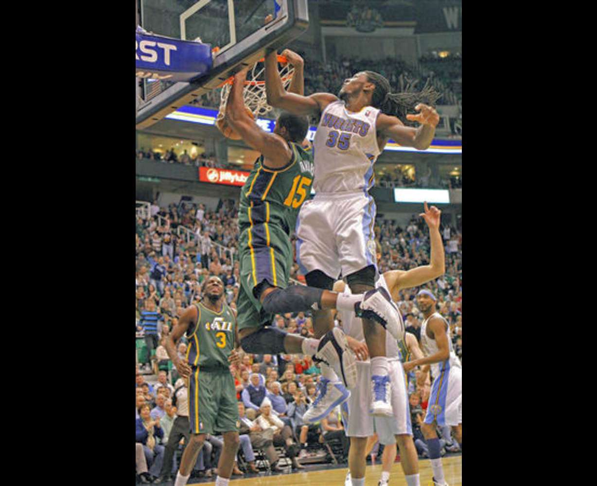 Derrick Favors was the other star of the night, along with Al Jefferson. He had a season-high 19 points, 9 rebounds, 2 blocks and hit 3 clutch free throws to keep the game out of reach.