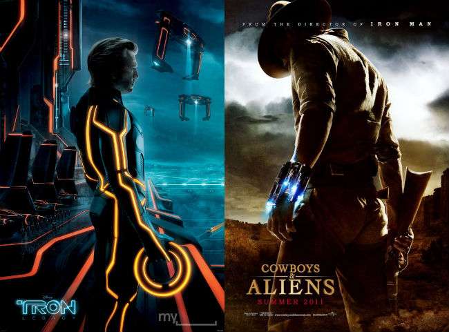 "Tron: Legacy" and "Cowboys & Aliens"