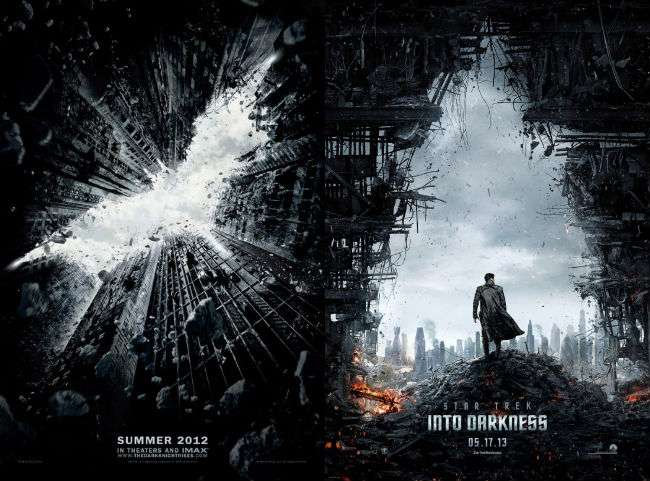 "The Dark Knight Rises" and "Star Trek Into Darkness"