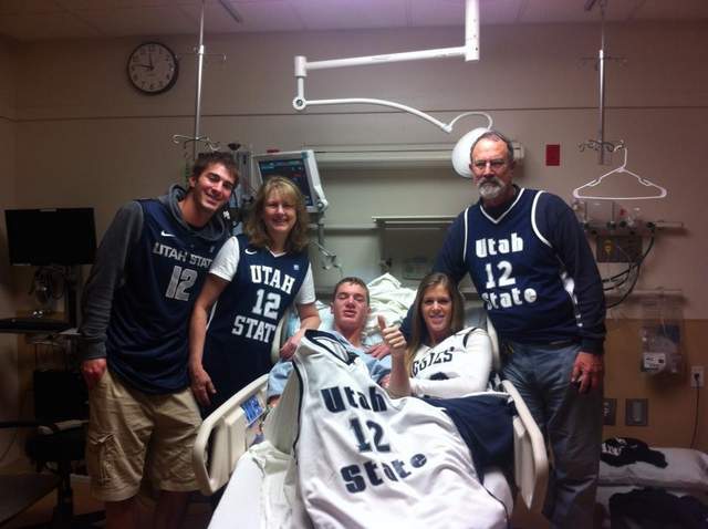 Danny Berger welcomed back by fans; hopes to play ball in 6 weeks
