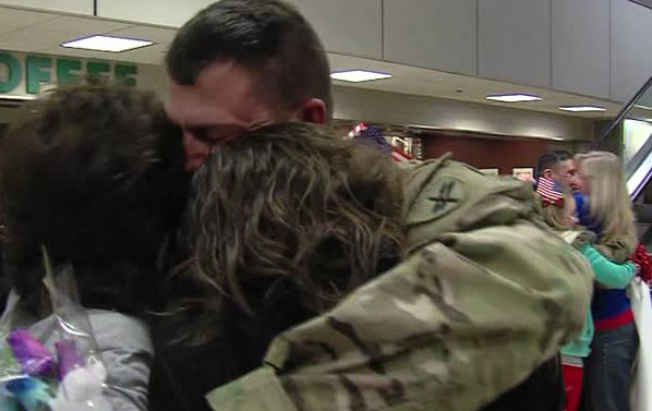 9 soldiers welcomed home from Afghanistan