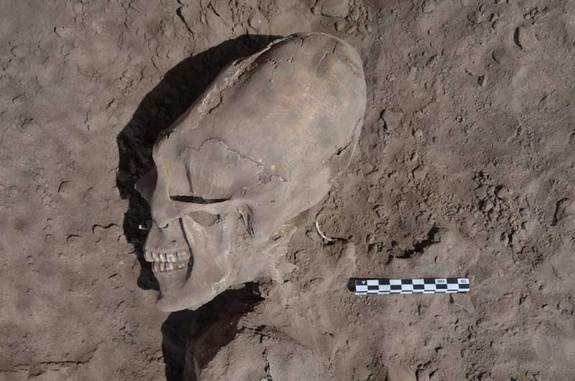 Ancient 'alien'-like skulls unearthed in Mexico