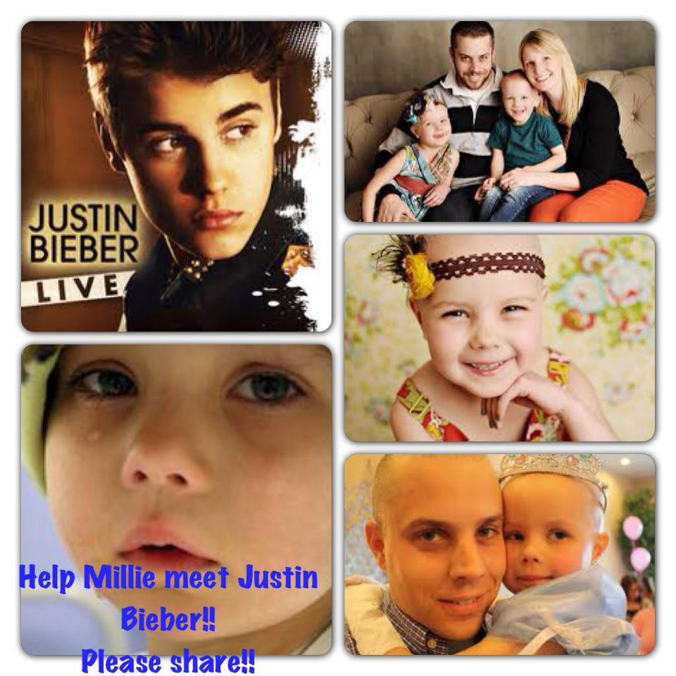 Campaign for Bieber to visit girl with cancer while in SLC