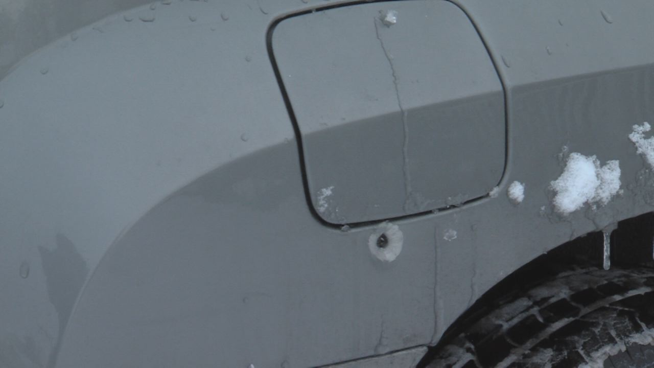 Drive-by shooter hits woman's house, car several times