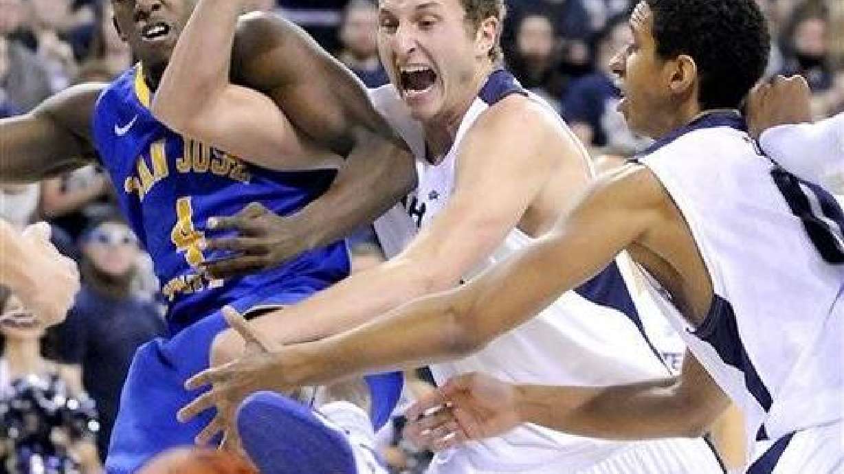 Utah State defeats San Jose State 66-60
