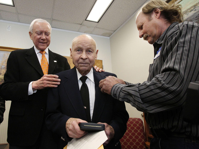 Veteran receives Bronze Star, other medals earned in World War II