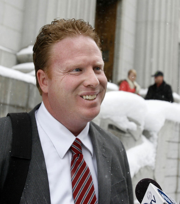 Jeremy Johnson speaks to reporters after a change of plea hearing at the Frank E. Moss United States Courthouse in Salt Lake City on Friday, Jan. 11, 2013. (Photo: Laura Seitz, Deseret News)
