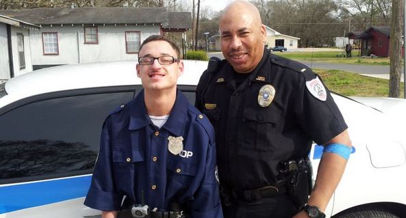 Police dept. makes man with autism's dream come true