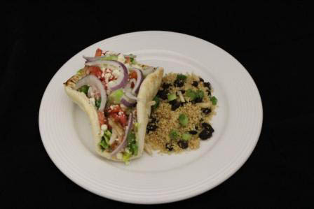 Chicken Gyro with Almond Couscous