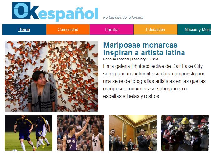 OK Espanol cutting print publication