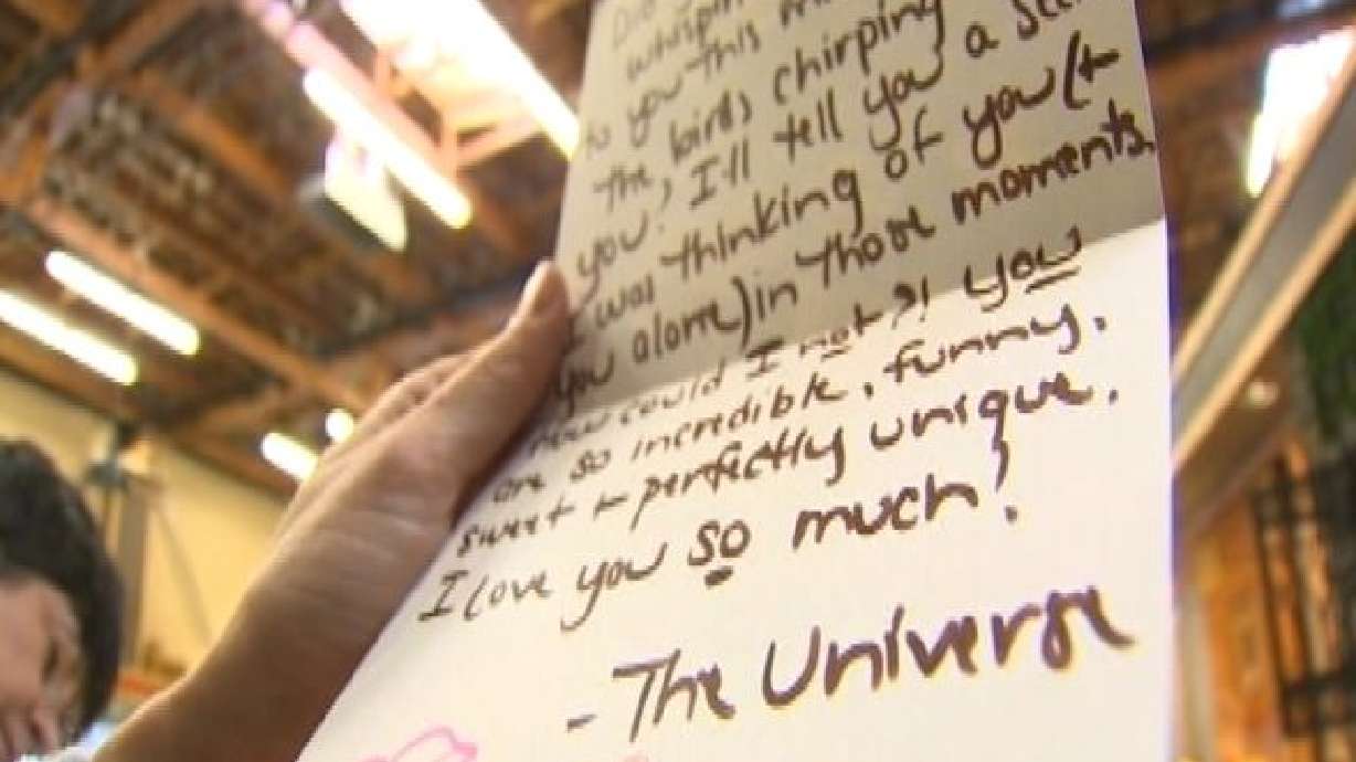 Women use anonymous letters to share love
