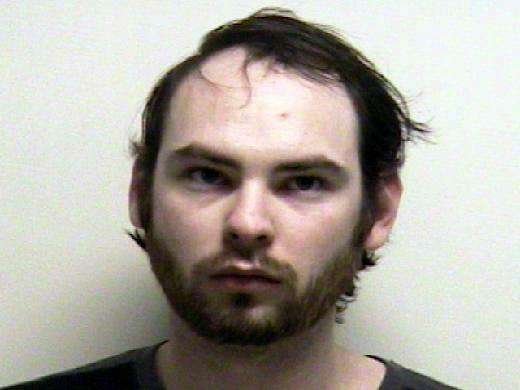 Robbie MacDonald is been charged with child abuse after police say he hit a 10-month-old baby, causing a brain injury and blindness. (Photo: Utah County Jail)