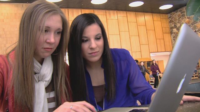 Nicole Muirbrook and Jordyn Pope, roommates at Utah State University, are the masterminds behind the "Napping Aggies" social media accounts.