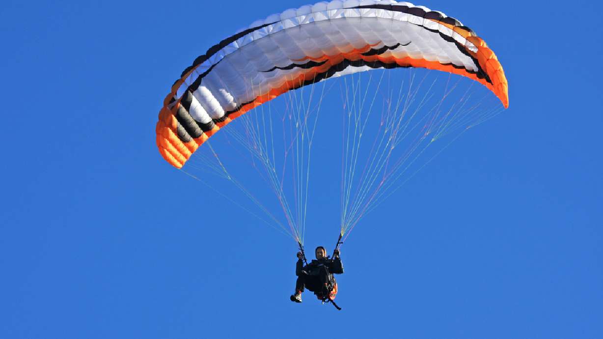 Crews rescue paraglider who fell 50 feet at Point of the Mountain, officials say