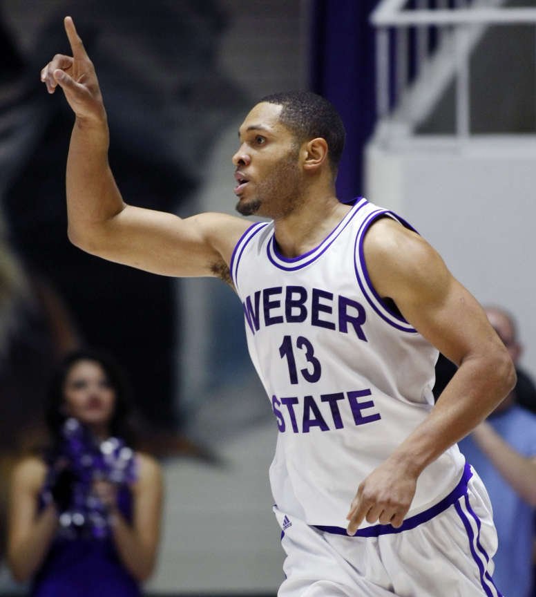 Weber State's Frank Otis earned an honorable mention in the All-Conference team awards.