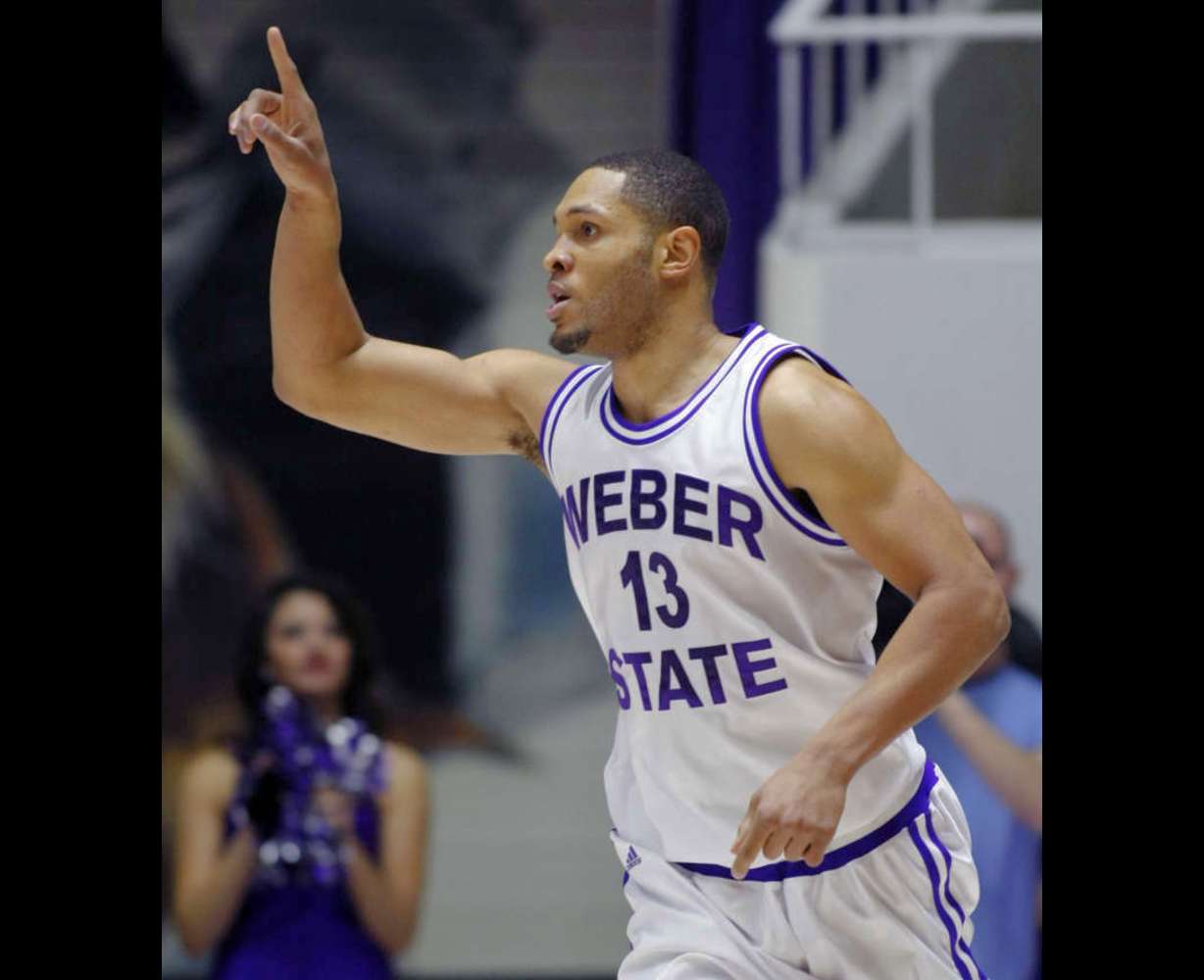 Weber State's Frank Otis earned an honorable mention in the All-Conference team awards.