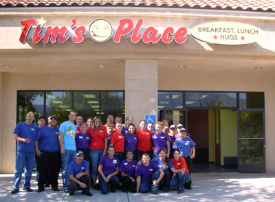 At Tim's Place, food is hot and hugs are free